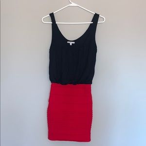 Red & Black Dress